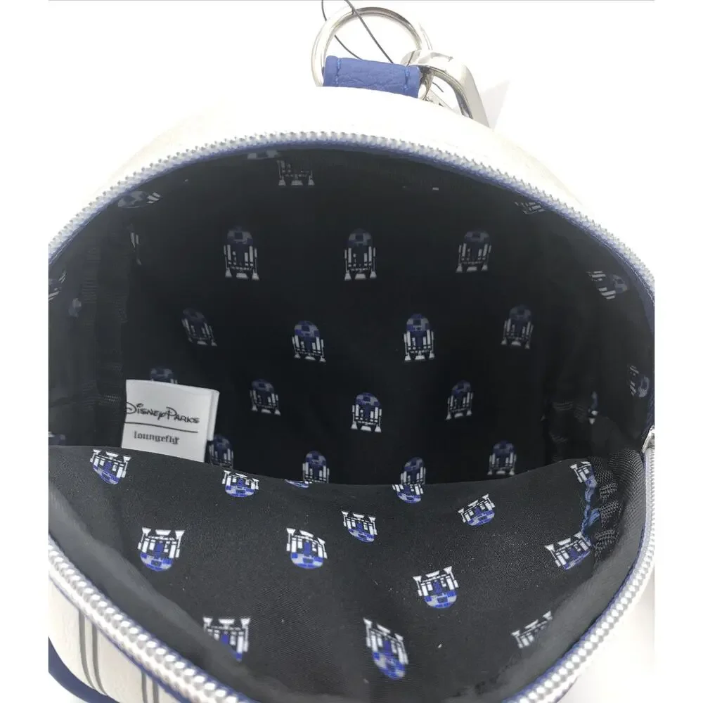 Loungefly Disney Parks Star Wars R2-D2 Droid Wristlet Mini Belt Bag